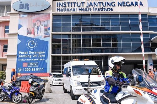 Suasana Institut Jantung Negara (IJN), rumah sakit di Kuala Lumpur
